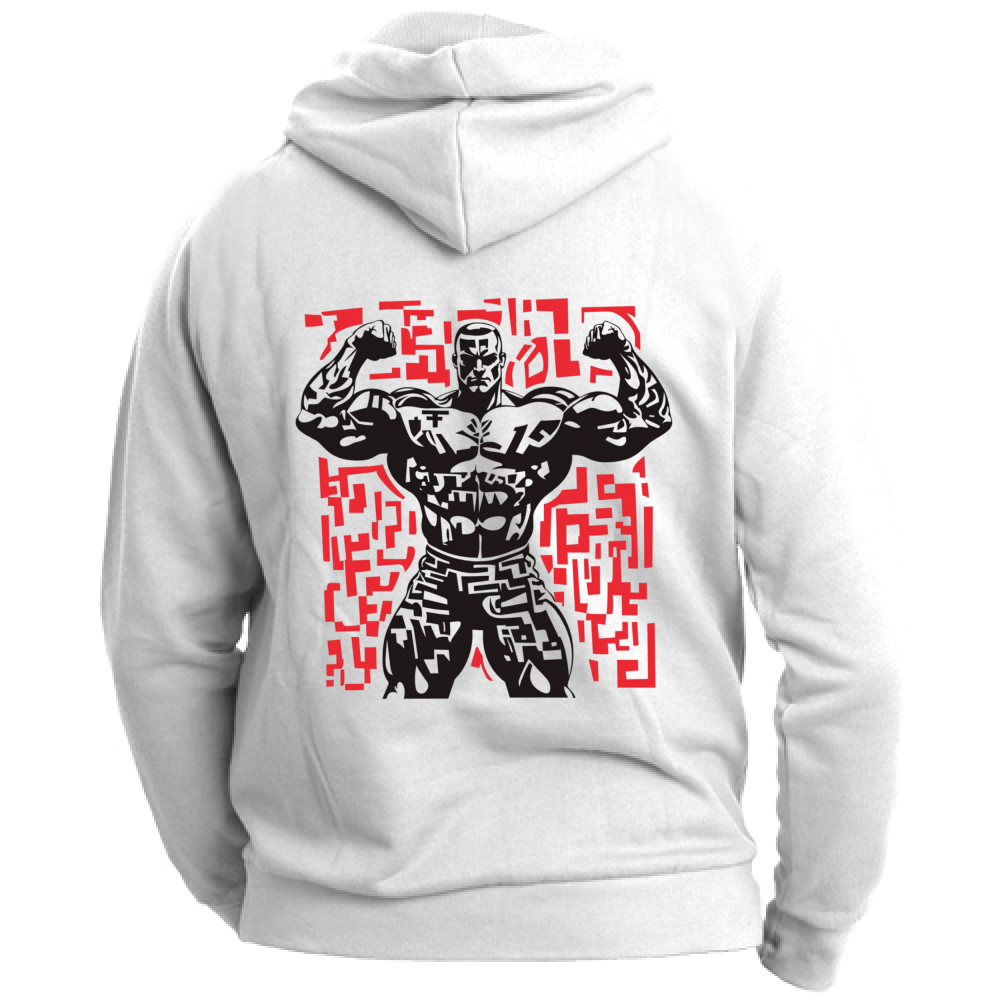 Felpa Unisex con Cappuccio Be Strong Haring Style Board 55