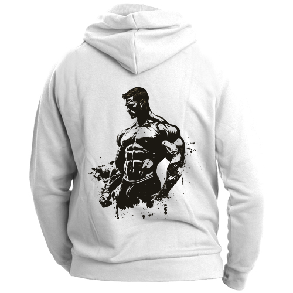 Felpa Unisex con Cappuccio Squats Over Shots Modigliani Style