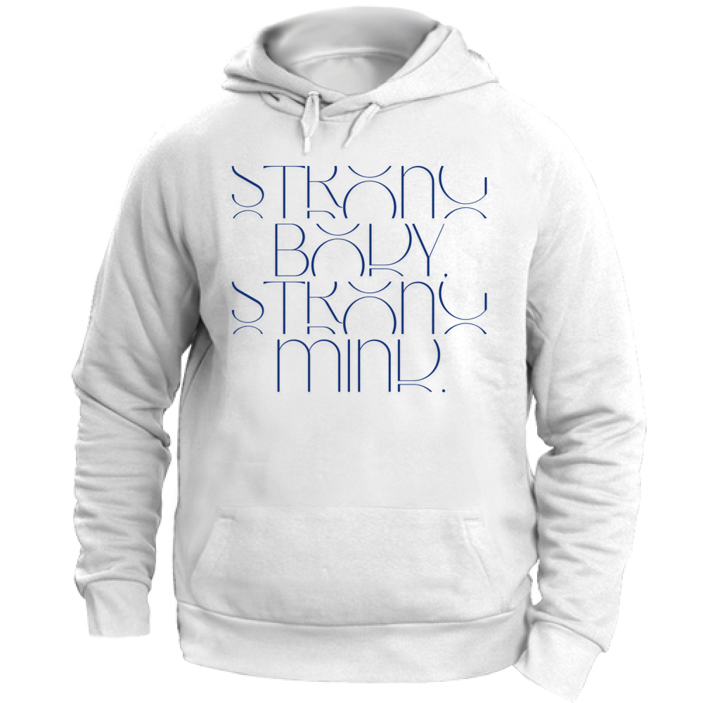Felpa Unisex con Cappuccio Strong Body Strong Mind Klimt Style