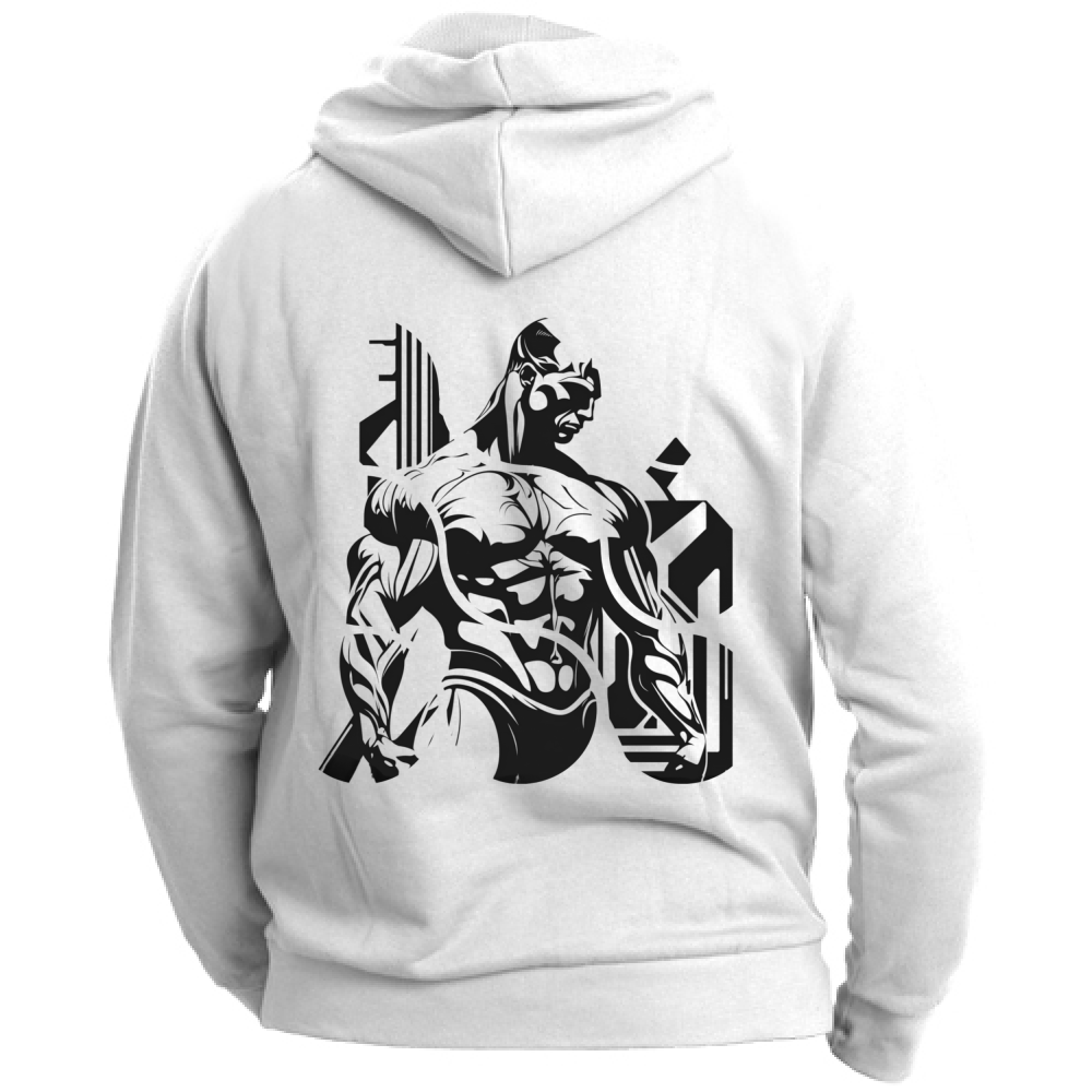 Felpa Unisex con Cappuccio Strong Body Strong Mind Klimt Style
