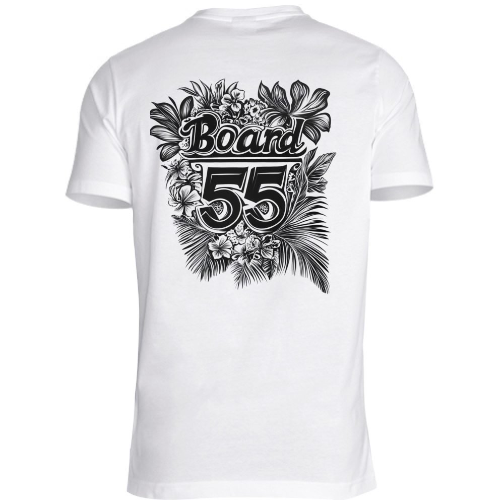 T-Shirt Unisex Surf and Flowers Board 55