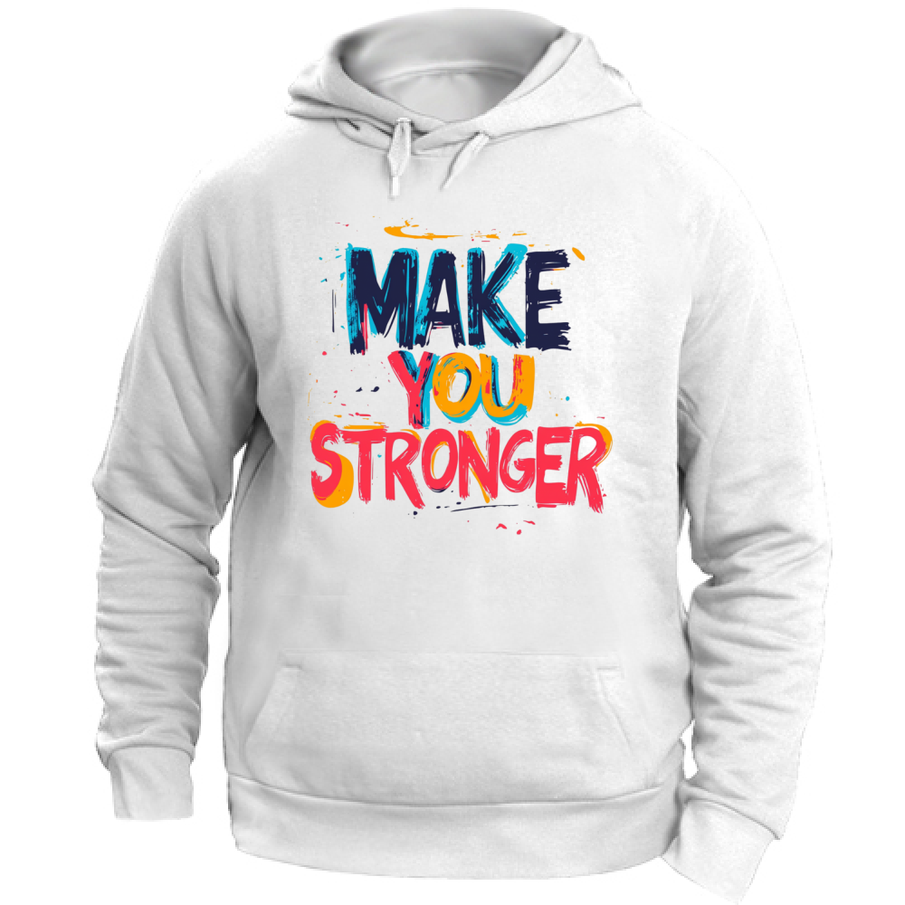 Felpa Unisex con Cappuccio Make You Stronger Dalì Style