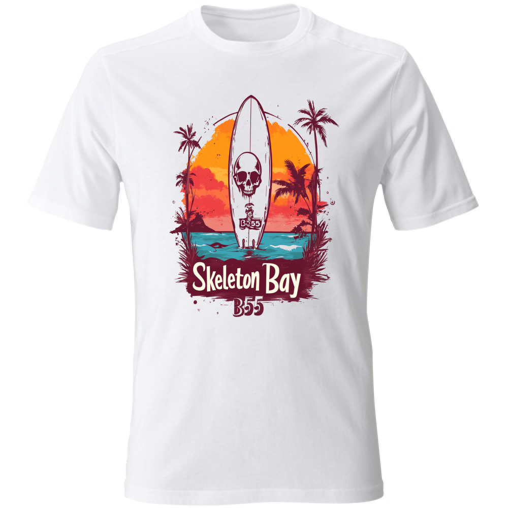 T-Shirt Unisex Skeleton Bay Board 55