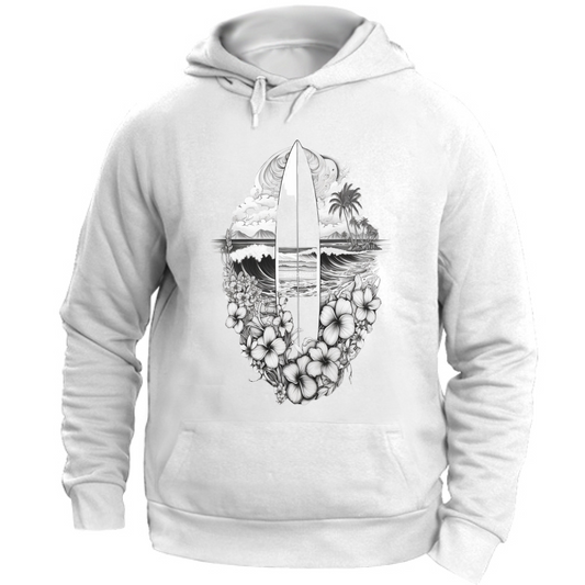 Felpa Unisex con Cappuccio Surfa and Palms Board 55