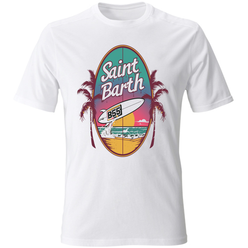 T-Shirt Unisex Saint Barth Board 55